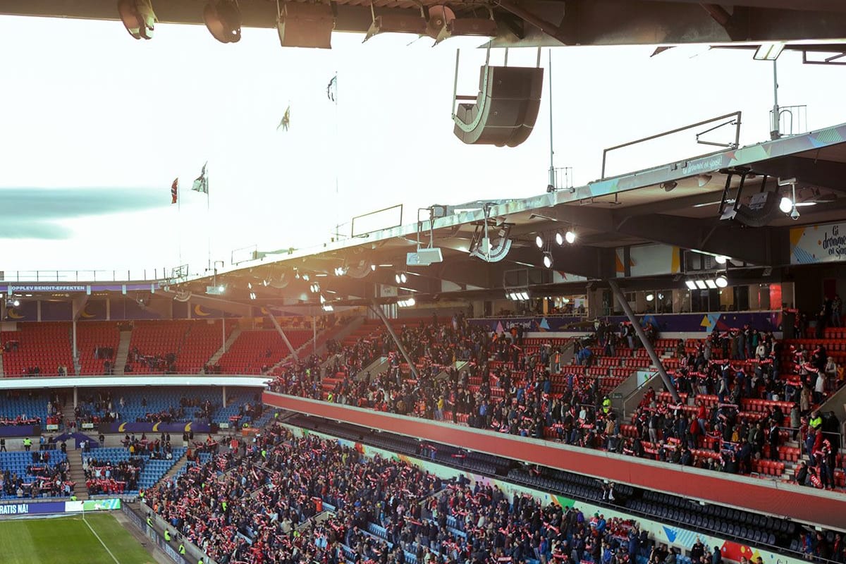Krystallklar lyd på Ullevaal med L-Acoustics Scandec Systemer