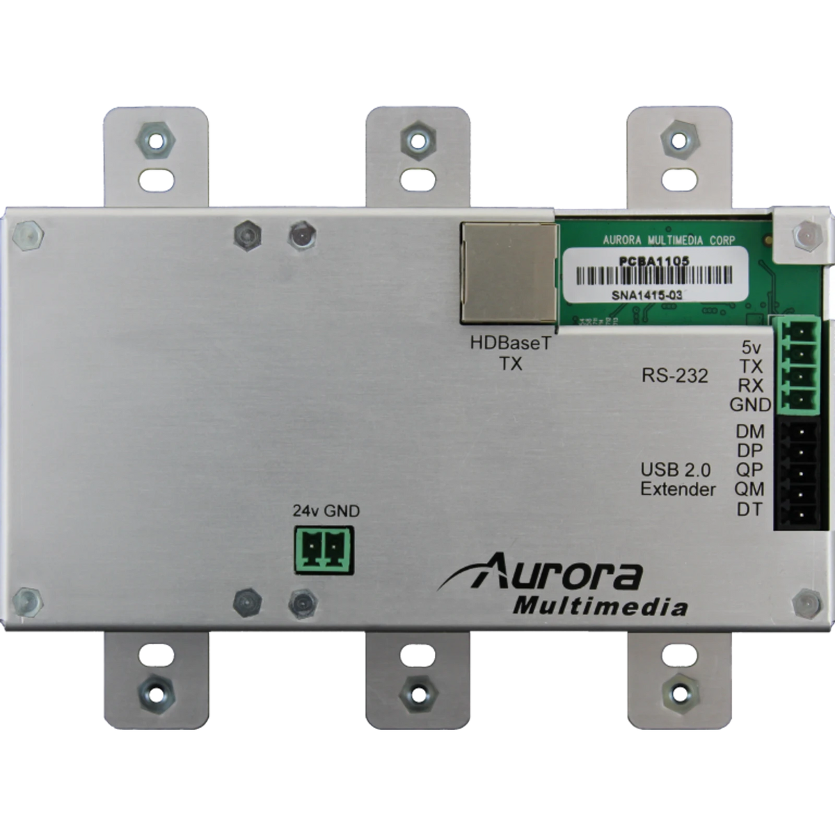 Aurora DXW-3EUH-W HDBaseT veggplate