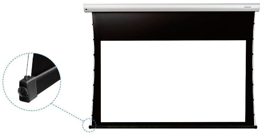 Grandview Motorized Tab Tension Screen 120" 266x150cm