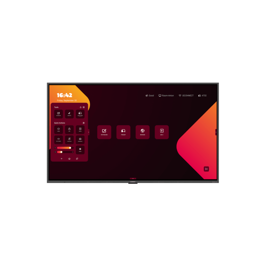 i3CONNECT Aspen 4 98" QLED veggfeste