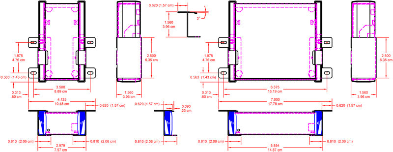 Adapter Under-bord feste for EZ serie
