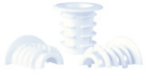 Biamp 16MM-WHITE gummigrommert