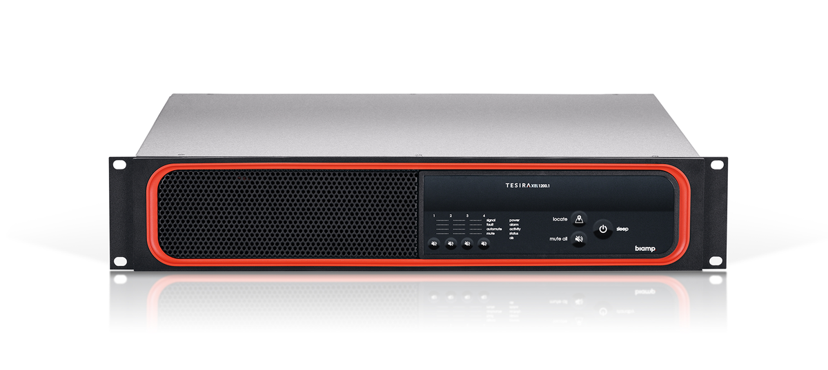Biamp TesiraXEL 1200.1 effektforsterker