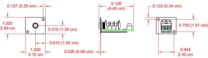 RDL AMS-1-4F jack-plate