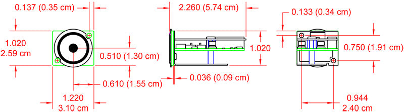 RDL AMS-TS1 trykknapp