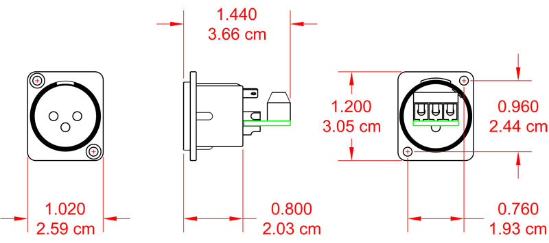 RDL AMS-XLM XLR kabel