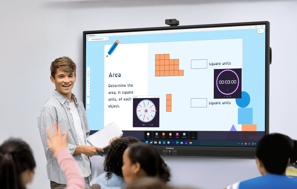 Interaktiv skjerm ActivPanel Premium v10 55", inkl veggfeste