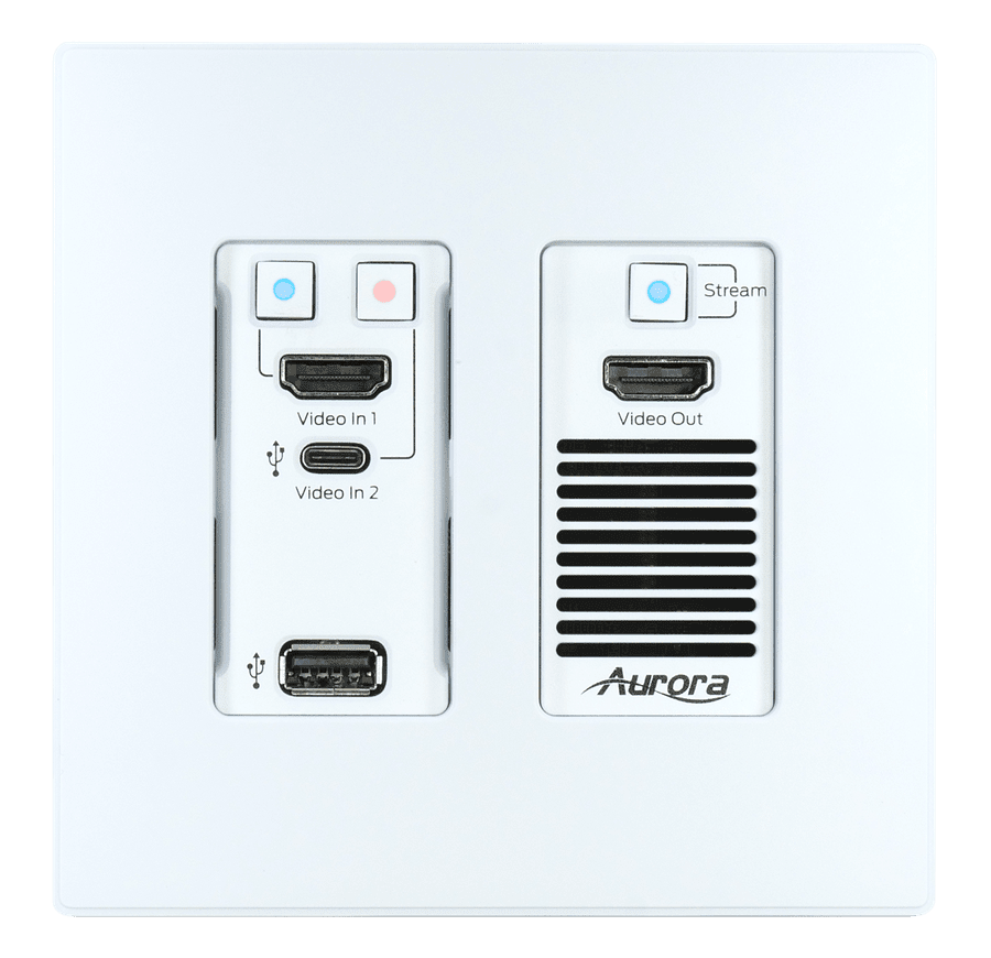 Aurora VPX-TC1-WP2-PRO tilkoblingspanel hvit