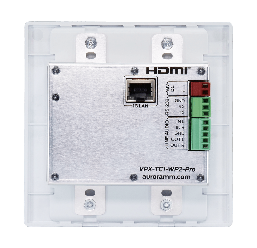 Aurora VPX-TC1-WP2-PRO tilkoblingspanel hvit