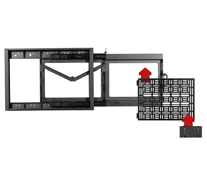 B-Tech BT7883-B skyveut AV-lagringsbrett