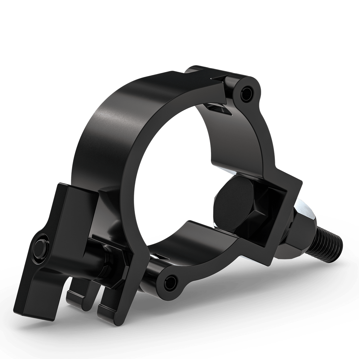 Half coupler clamp, 100kg, Black