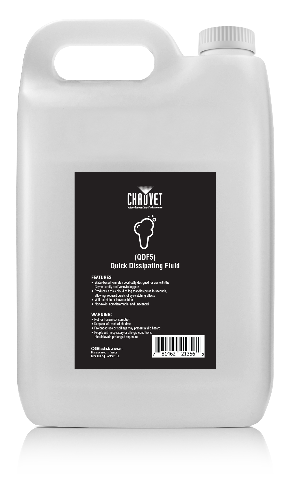 Chauvet QDF5 røykfluid 4x5L