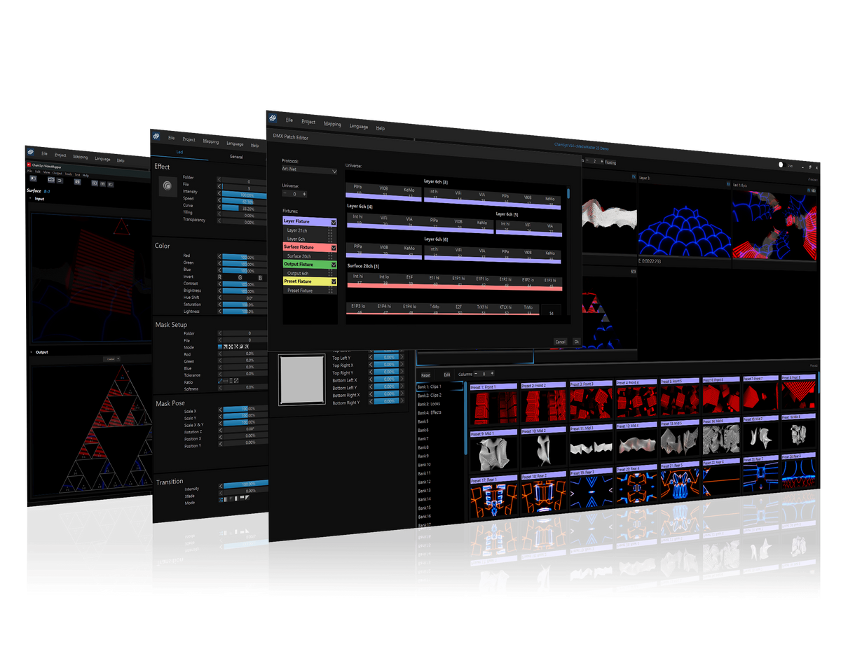 ChamSys MediaMaster Core videokontroll