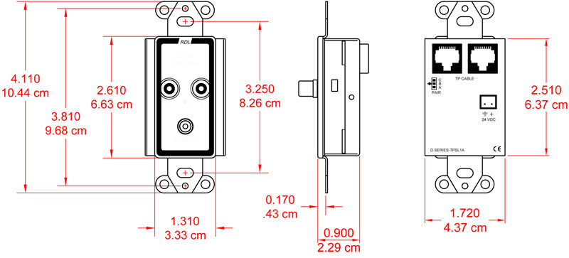 RDL D-TPSL1A twisted pair sender