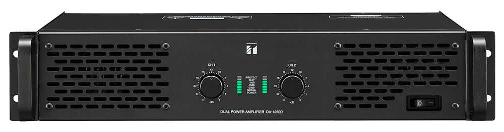 TOA DA-1250D effektforsterker sort