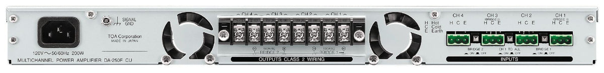 TOA DA-250F digital effektforsterker