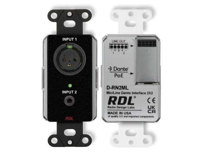 RDL D-RN2ML Dante-interface