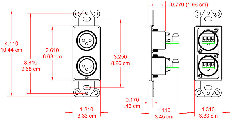 RDL DB-XLR2 DSP
