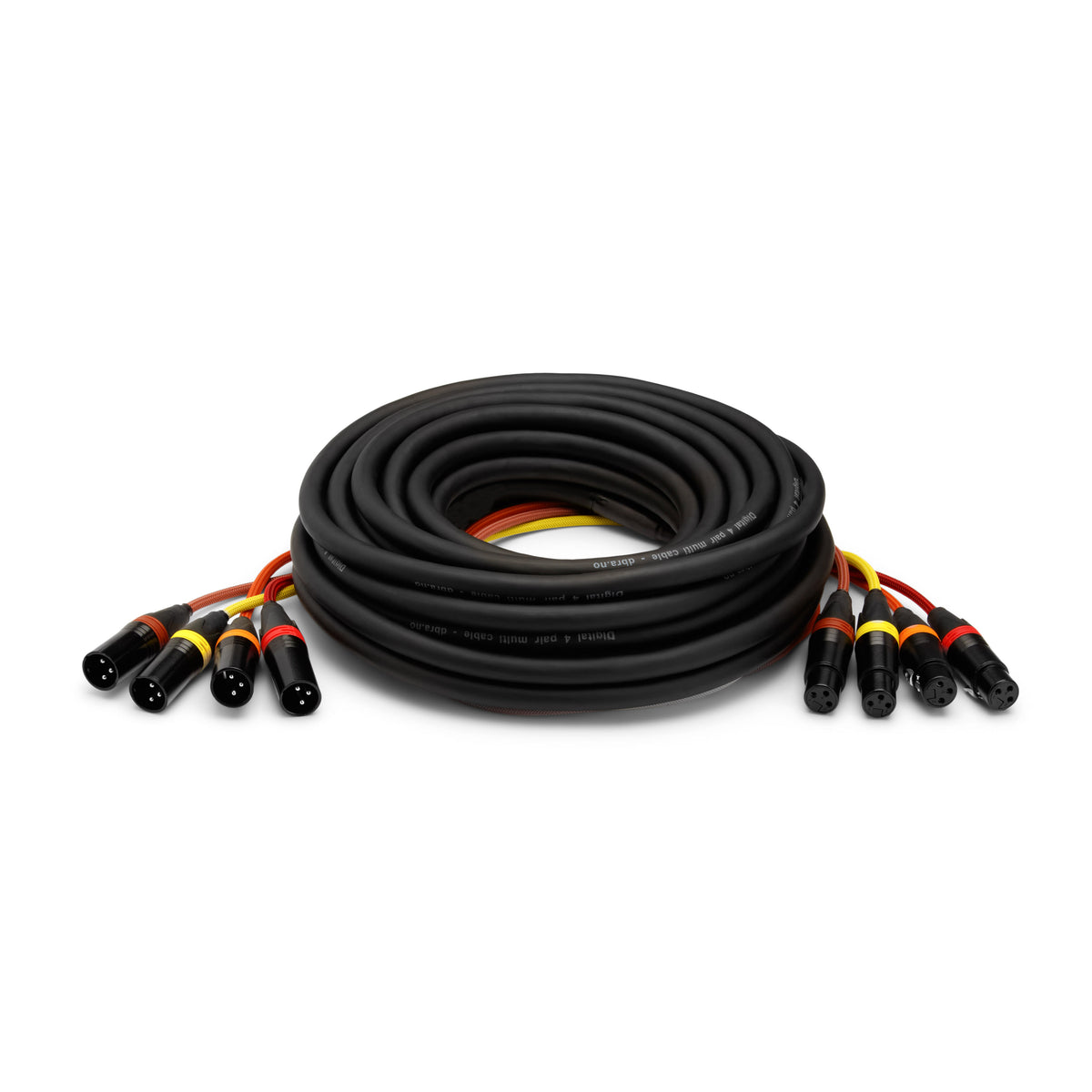 DBRA 4-Pair Cable – 4x XLR-F to 4x XLR-M, 24m