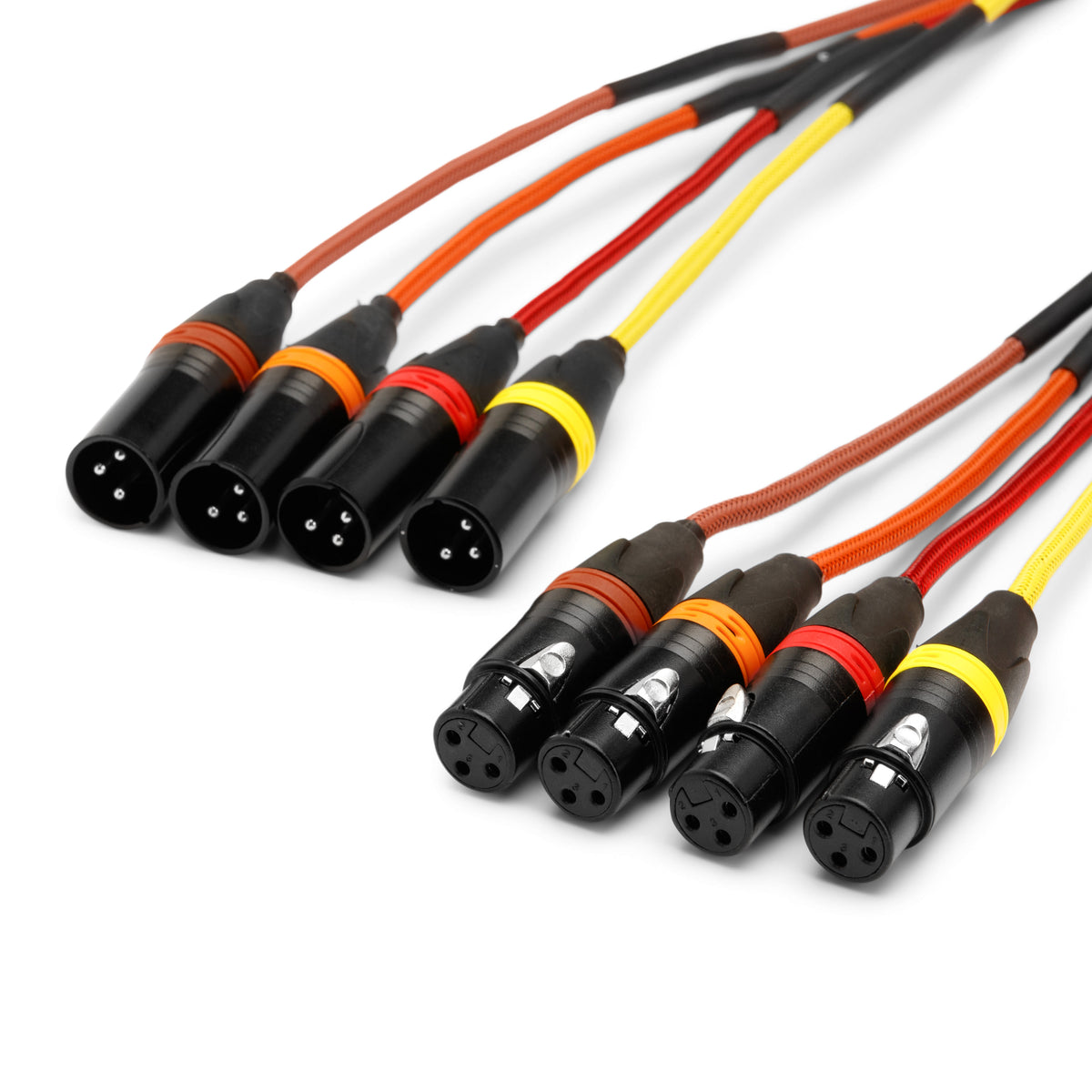 DBRA 4-Pair Cable – 4x XLR-F to 4x XLR-M, 24m