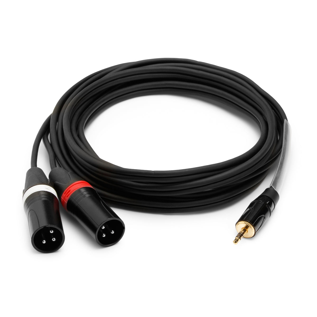 Minijack to 2x XLRM 3m