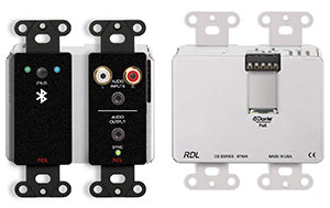 Dante Veggpanel 2xRCA/Minijack + BlueTooth, Sort