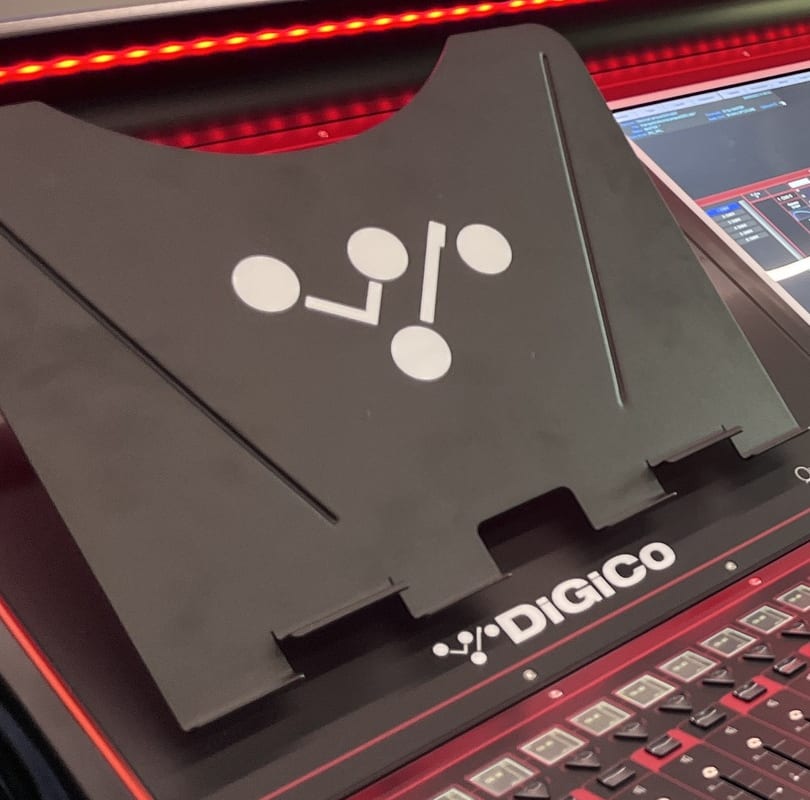 DiGiCo Quantum 225 laptop-brett stativ