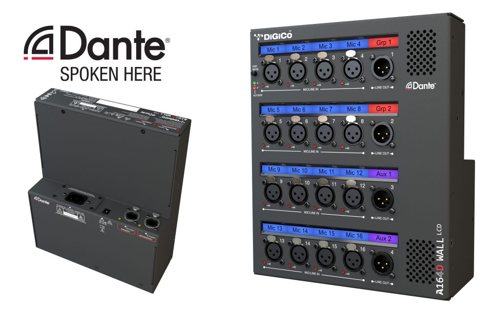 DiGiCo A164D-W-L veggboks DANTE
