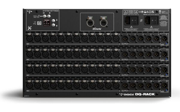 DiGiCo DQ-Rack Dante stage box
