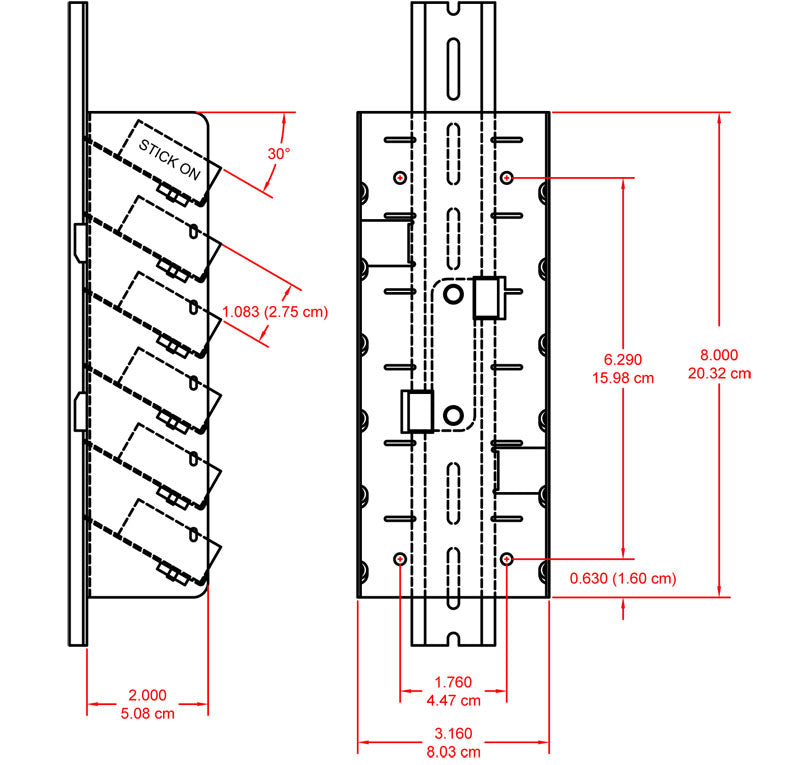 RDL DRA-35S6 DIN-adapter