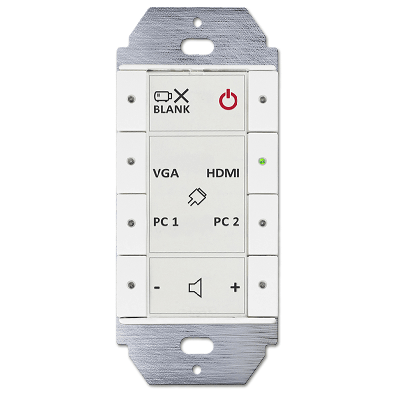 Biamp Echo 8USW AV-kontrollpanel hvit