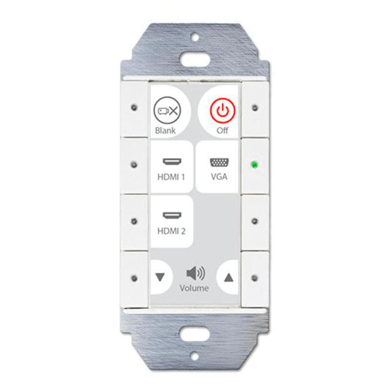 Biamp Echo Plus 8-knappskontrollpad hvit