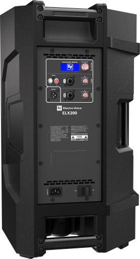 Høyttaler Aktiv Kabinett 12" 1200W Sort