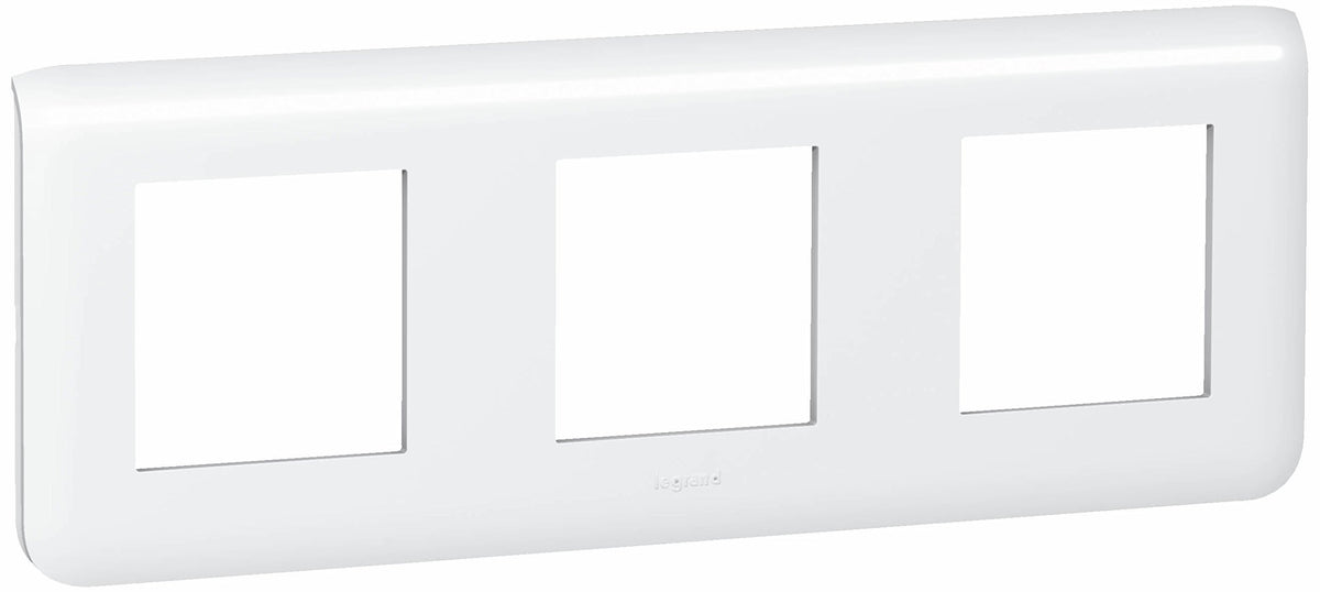 Legrand MOSAIC EU 3-gangs frontplate