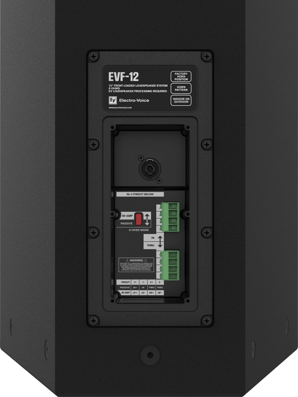 Electro-Voice EV-F – 12" passive loudspeaker 400W 90×90°
