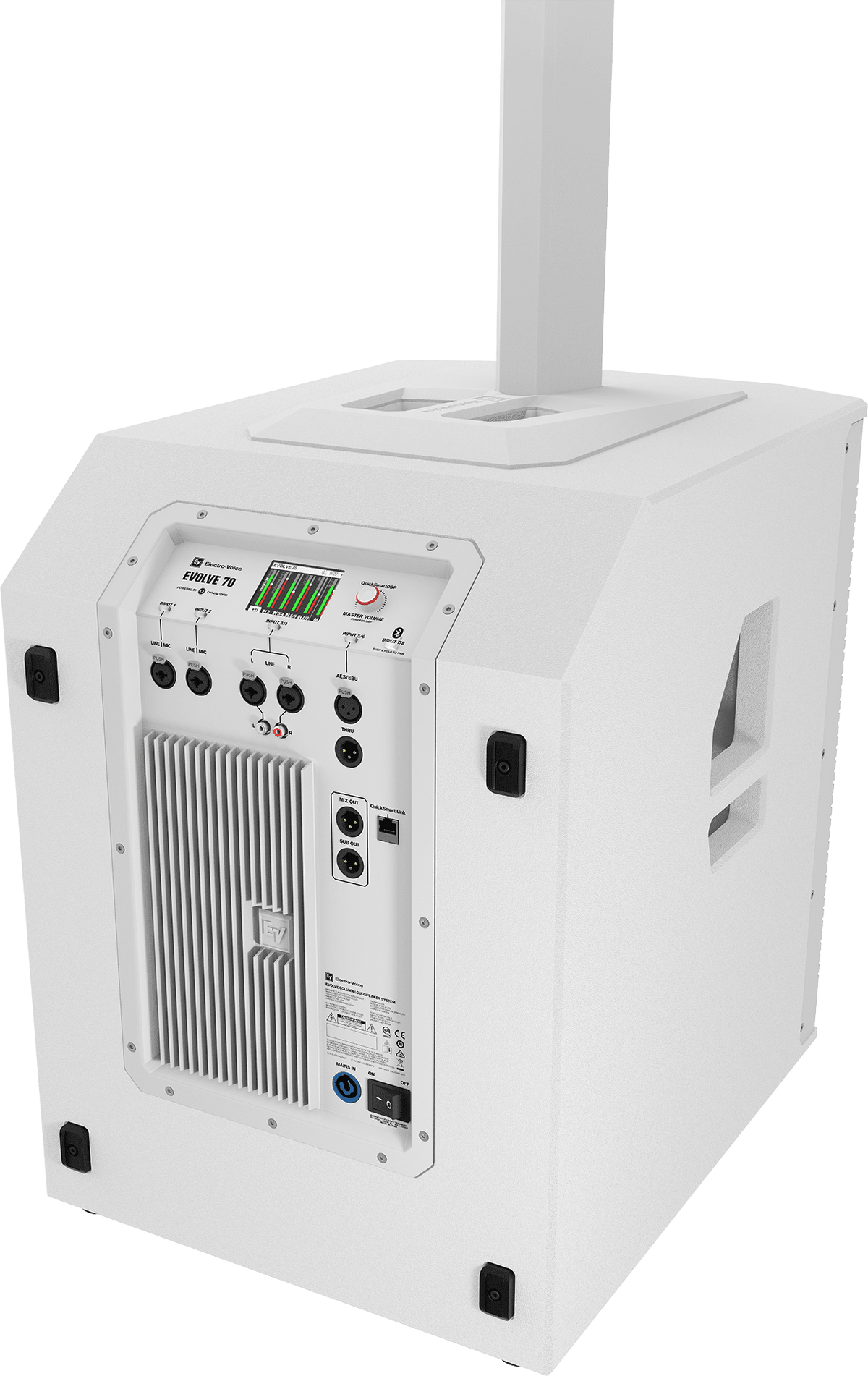 Electro-Voice Evolve 70 søyle-PA-system hvit