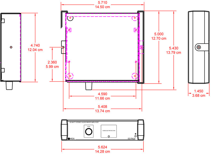 RDL EZ-PA20X forsterker