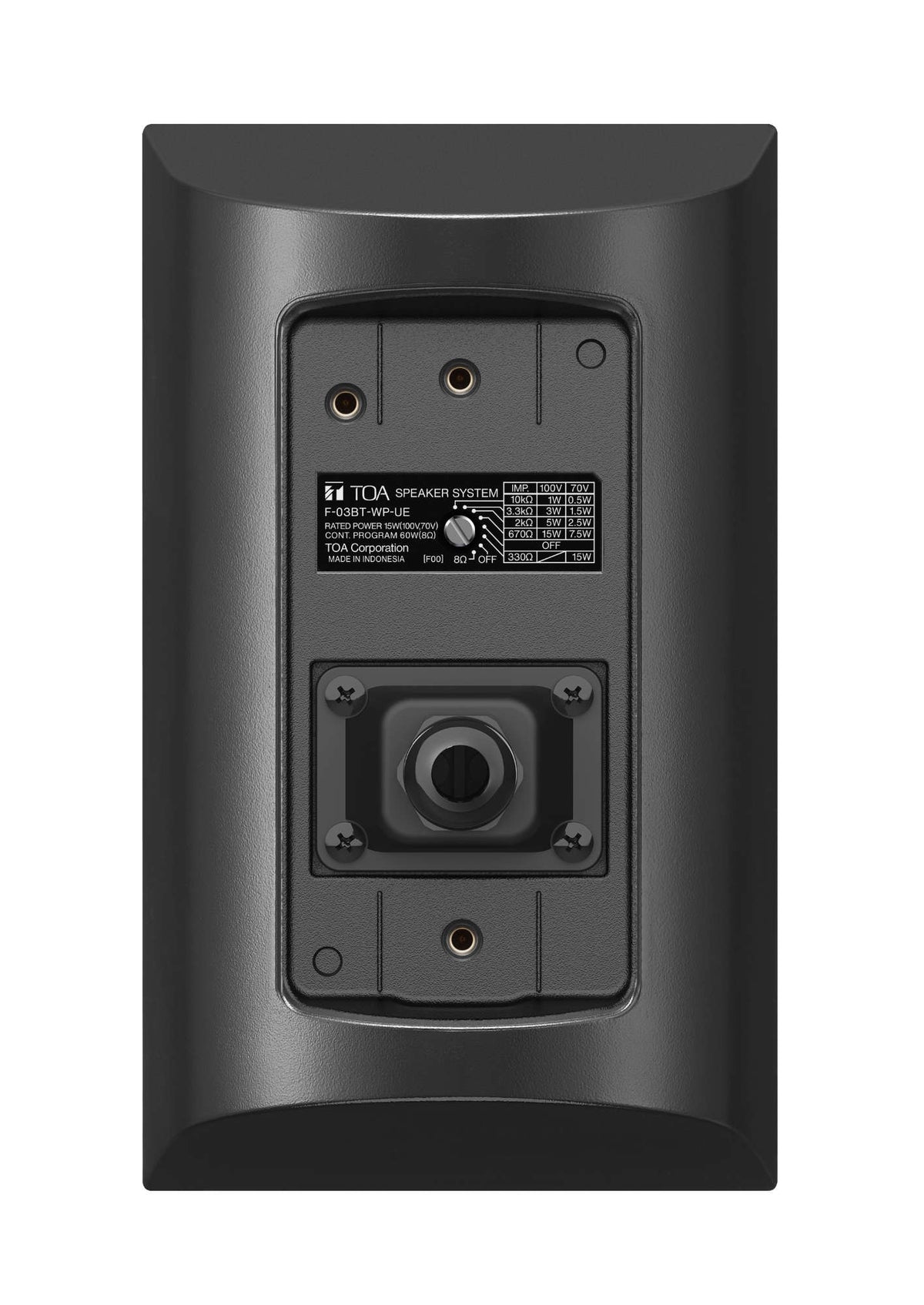 TOA F-03BT-WP 2-veis høyttalersystem sort
