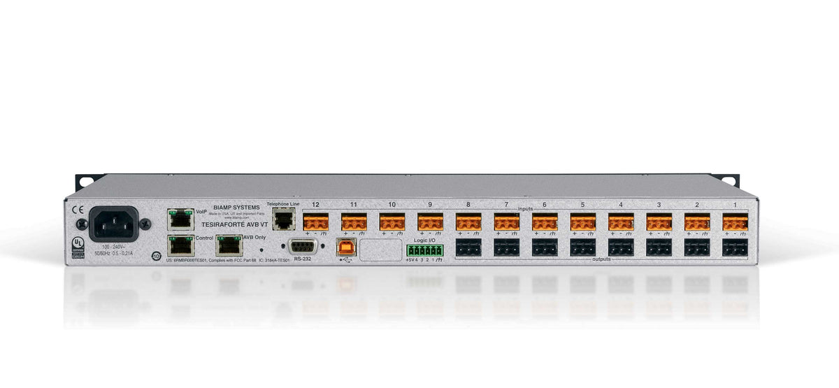 Biamp TesiraFORTE AVB DSP VT