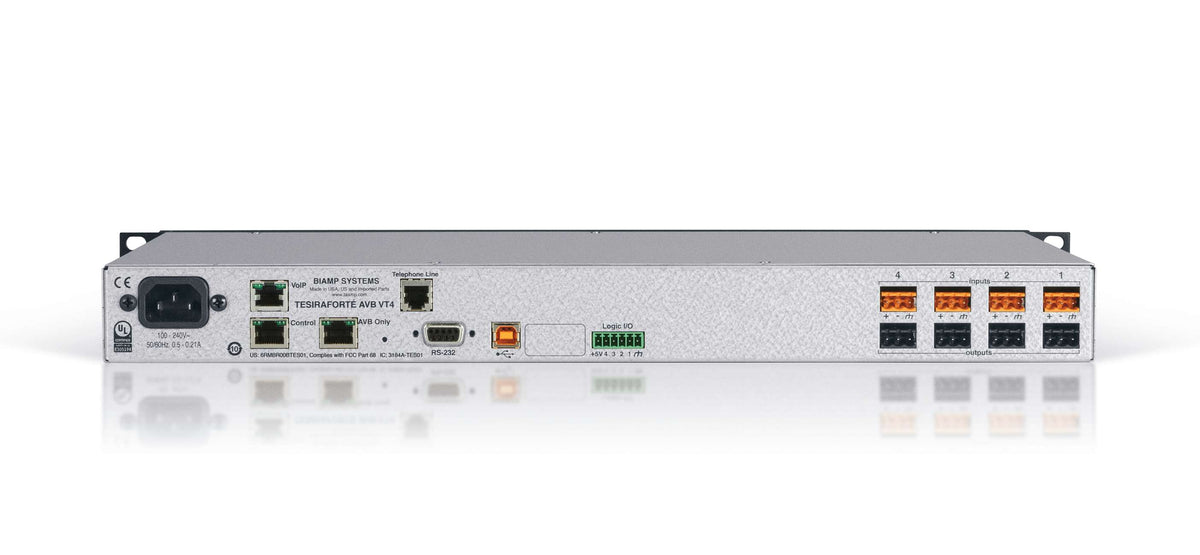 TesiraFORTÉ VT4 DSP m/AEC - AVB