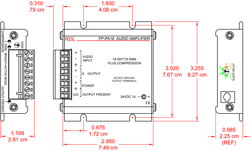 Forsterker 18W 8ohm