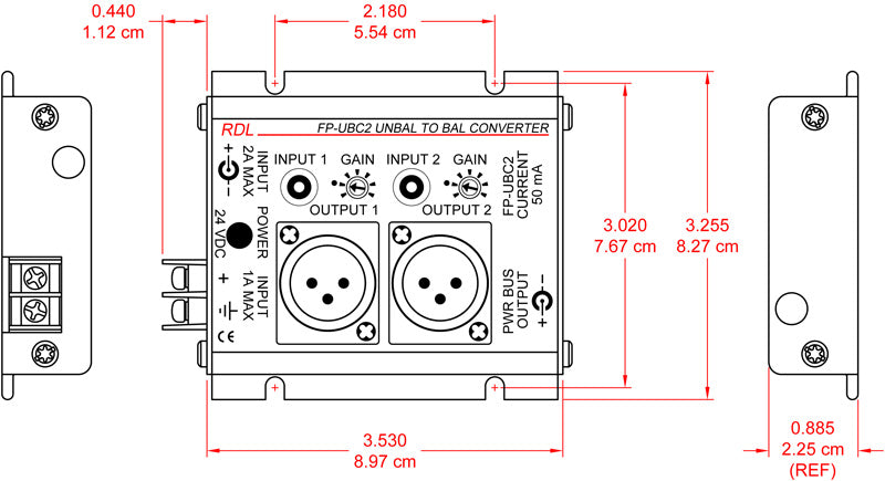 RDL FP-UBC2 audiokonverter