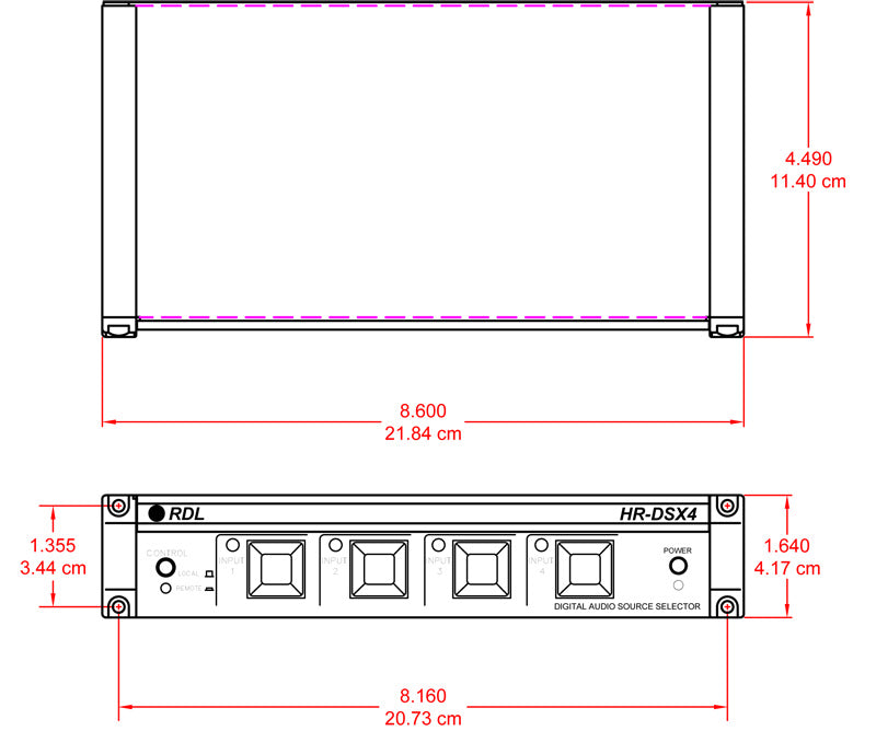 RDL HR-DSX4 DSP