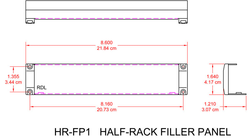 RDL HR-FP1 blindpanel