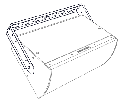 Biamp Community IUB1122 veggfeste sort