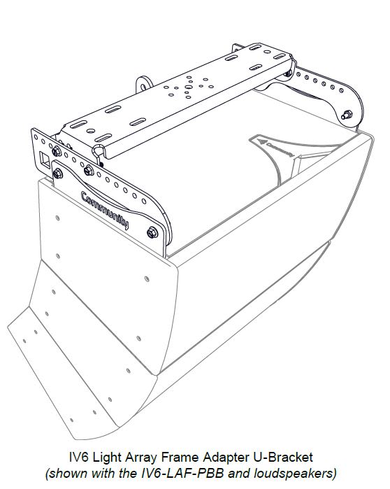Biamp Community IV6-LAU stativadapter