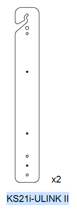 L-Acoustics KS21i-ULINK-II riggingsplate