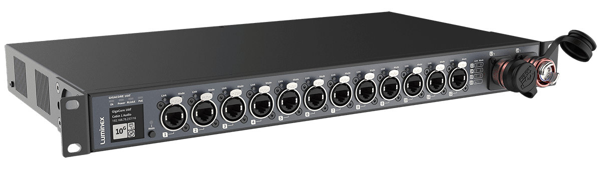 Luminex GigaCore 16tf switch POE CON66