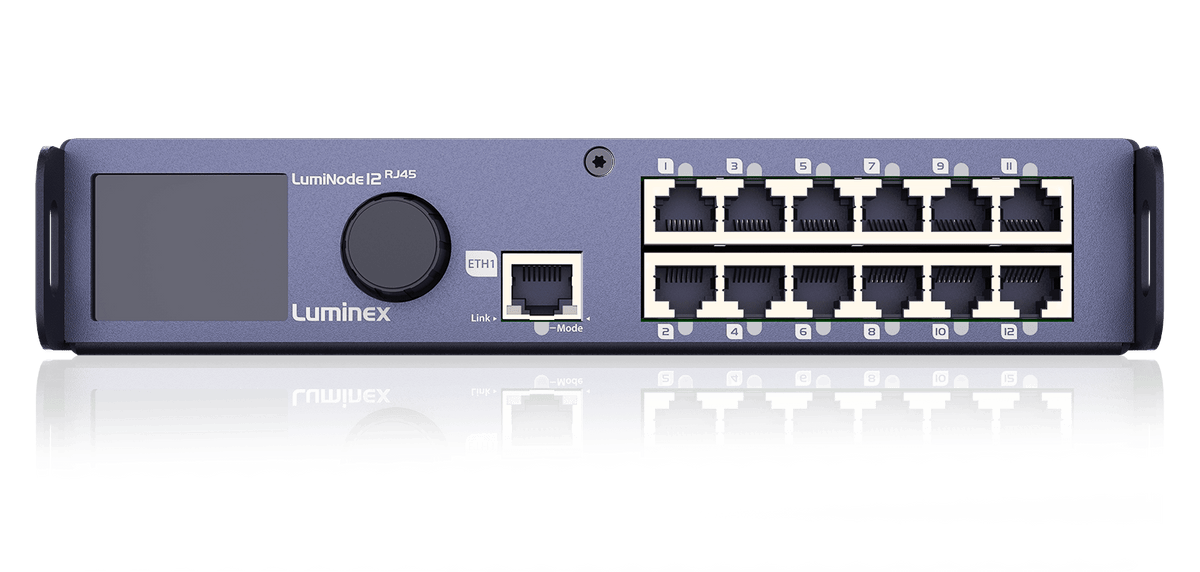 Luminex LumiNode 12 RJ45 switch