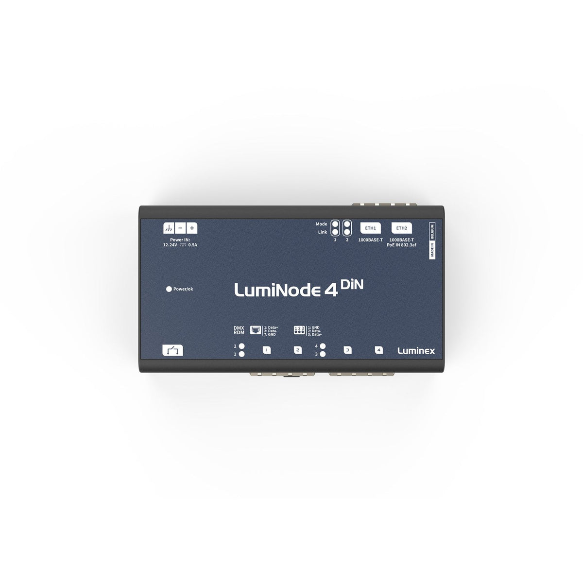 Luminex LumiNode 4 DIN TB styringssystem
